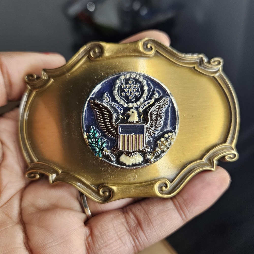 Vintage Raintree 1978 Belt Buckle United States of‎ America